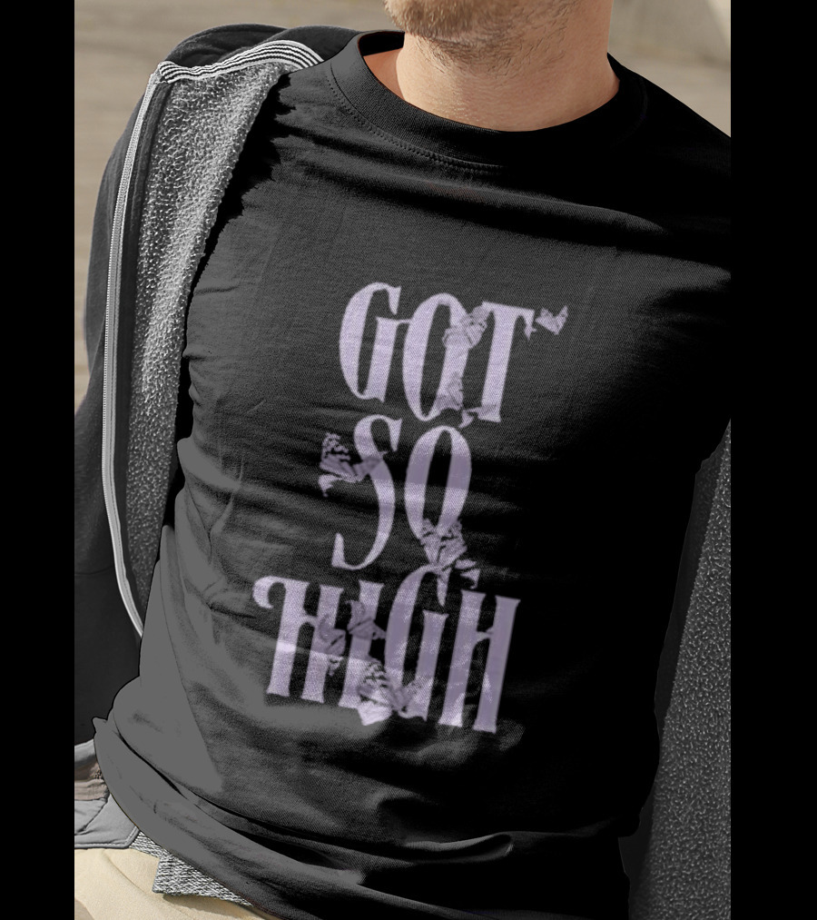 Got So High Butterfly The Pretty Reckless Zip Up T-Shirt