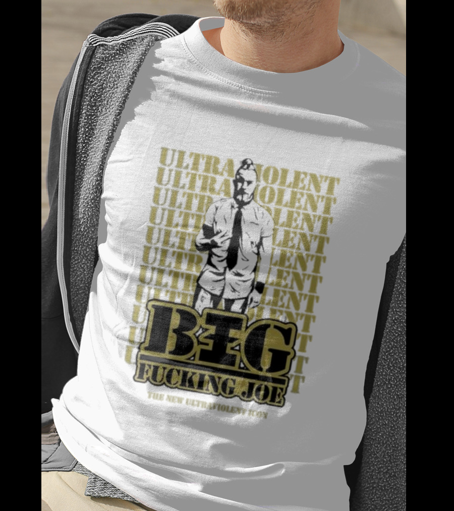 Big Fcking Joe Ultraviolent Icon New Ultraviolent T-Shirt