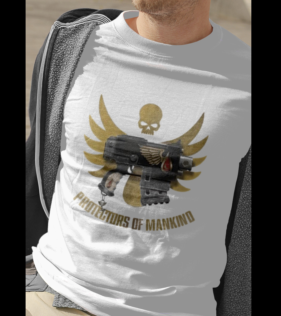 Protectors Of Mankind Blood Angels Warhammer Iconic Emblem T-Shirt