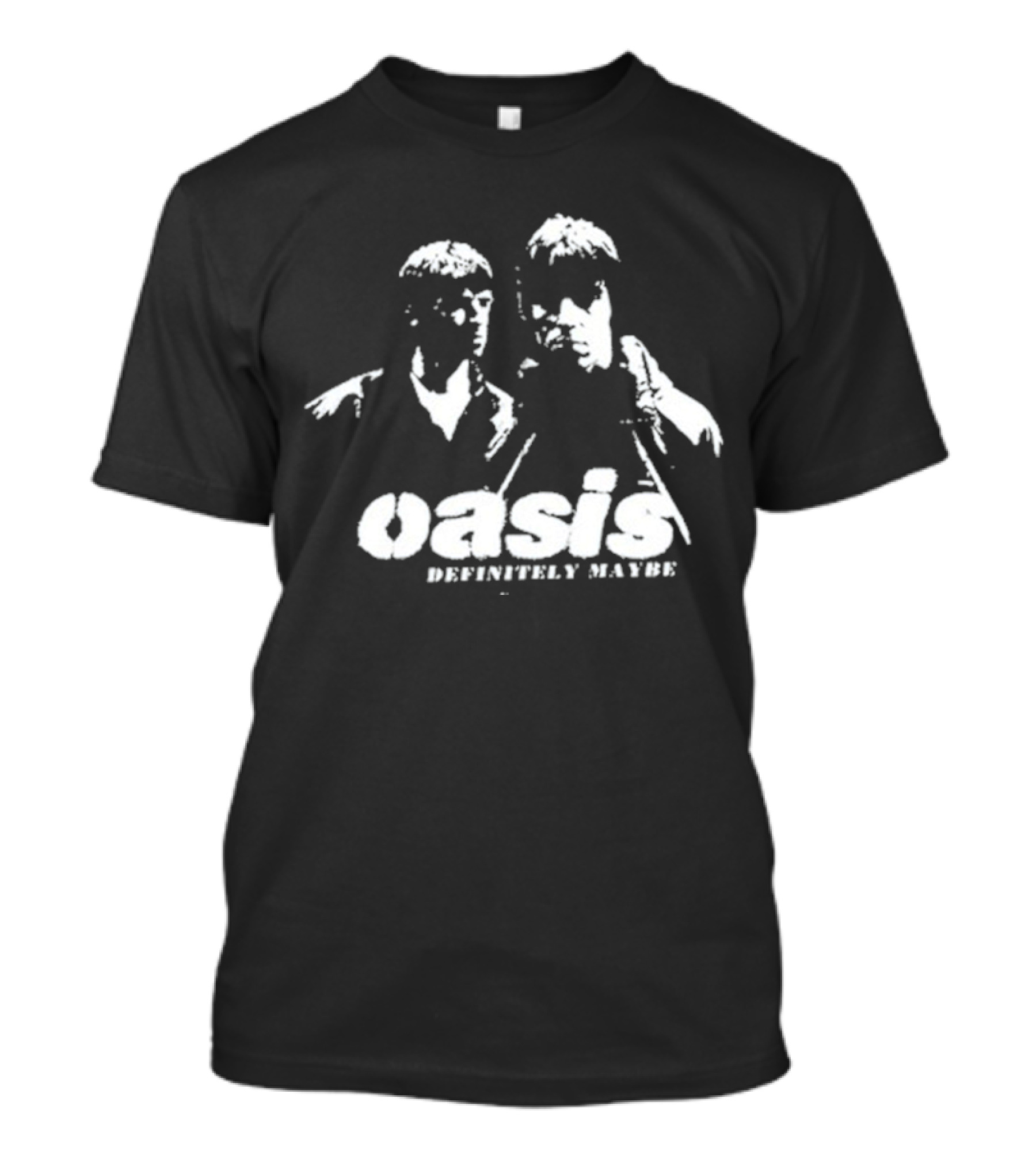Oasis Definitely Maybe Photo Stencil T-Shirt
