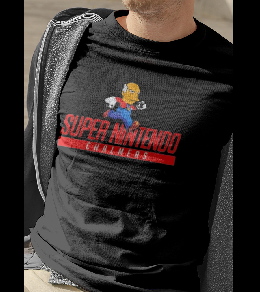 Super Nintendo Chalmers 8-Bit Character T-Shirt