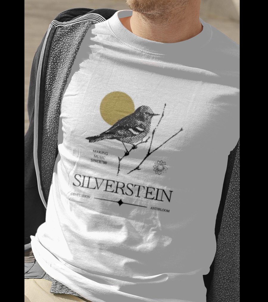 Silverstein Making Music Since '00 Confession Antibloom Bird And Sun T-Shirt