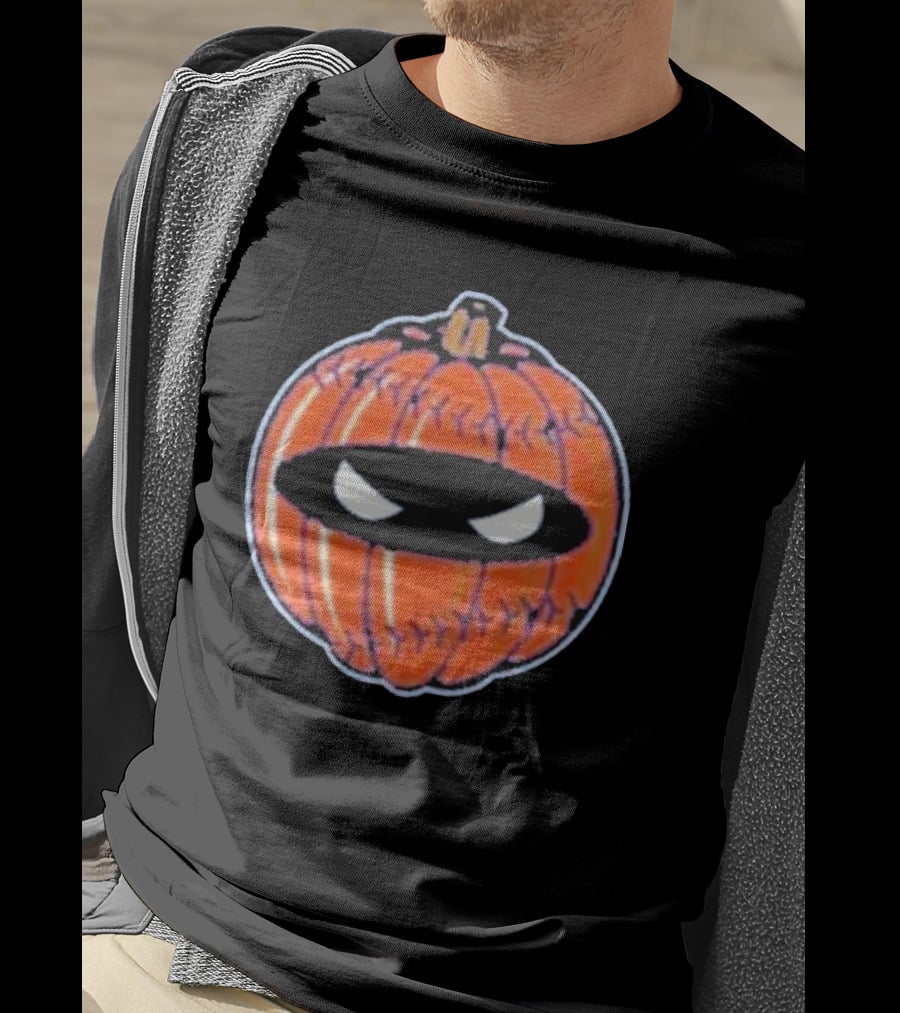 New York Mets Pitching Ninja Baseball Pumpkin Playoffs T-Shirt
