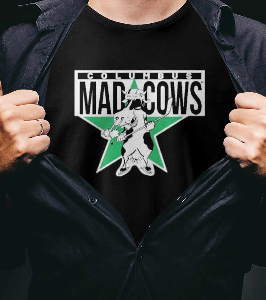 Columbus Mad Cows Star T-Shirt