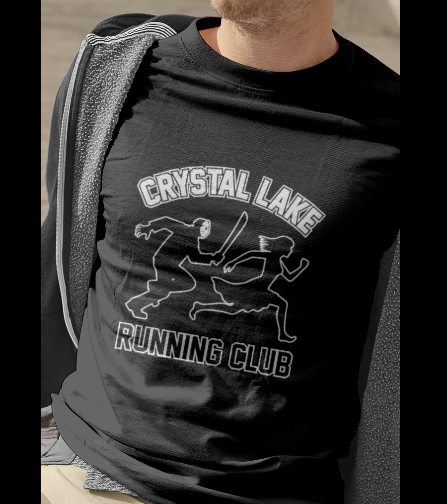 Crystal Lake Running Club Jason Voorhees Chase Scene T-Shirt