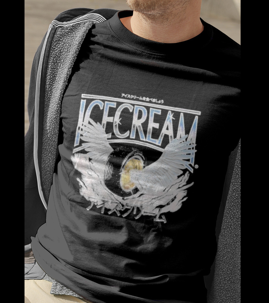 Icecream Heaven Winged Tire T-Shirt