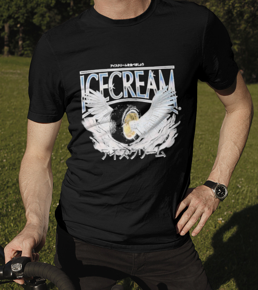 Icecream Heaven Winged Tire T-Shirt