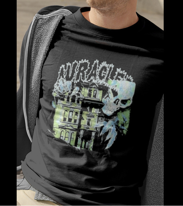 The Auracles Skeleton Haunted House Chris Brown T-Shirt
