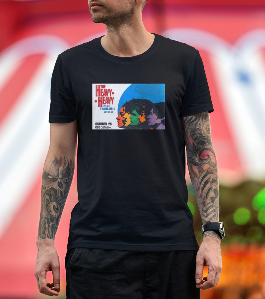 The Heavy Heavy Live at Thalia Hall Chicago October 25 T-Shirt