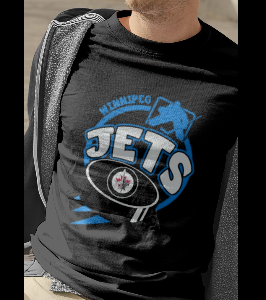 Winnipeg Jets Toddler Slap Shot Hockey T-Shirt