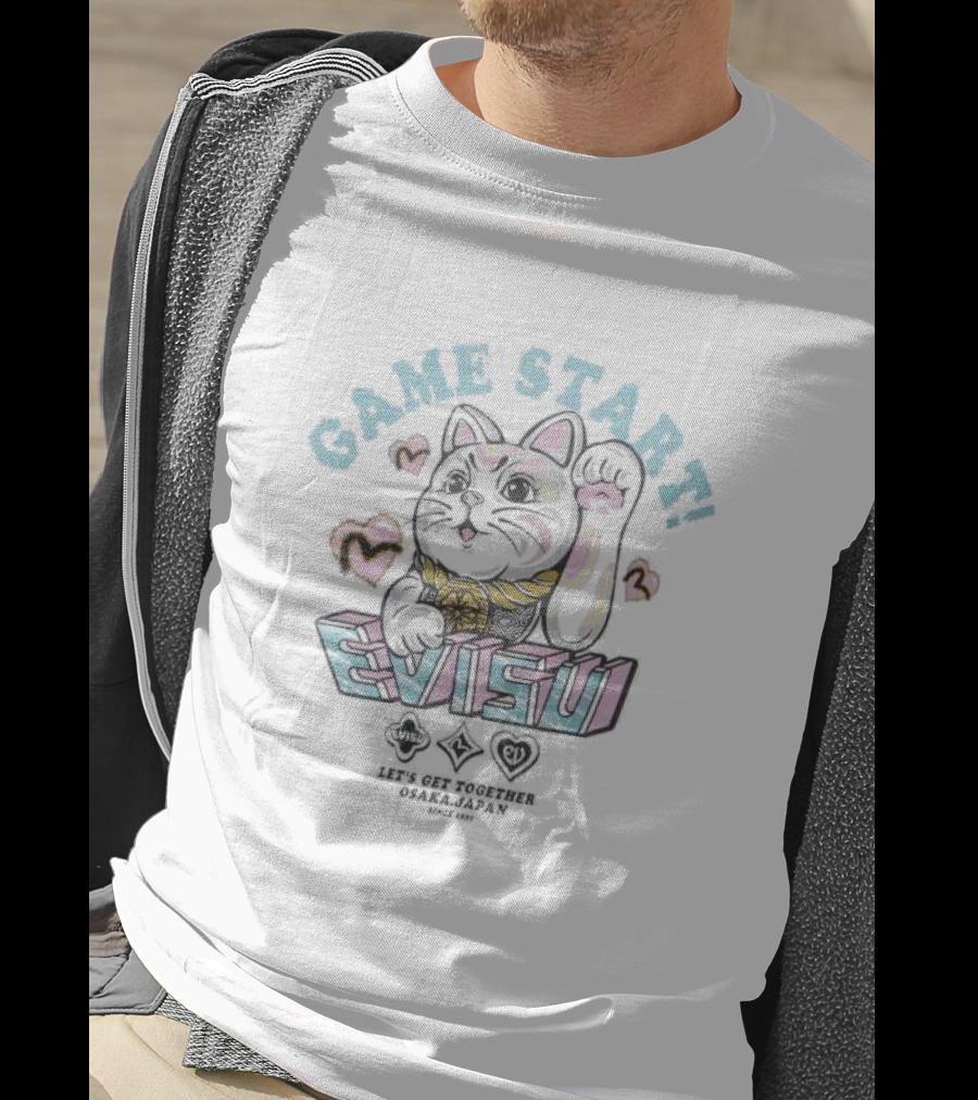Game Start Evisu Let’s Get Together Osaka Japan Since 1993 T-Shirt