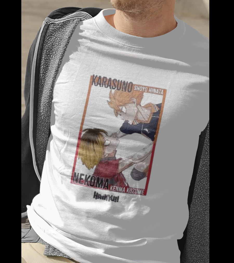 Haikyu Karasuno Shoyo Hinata Nekoma Kenma Kozume Dumpster Battle Duo T-Shirt