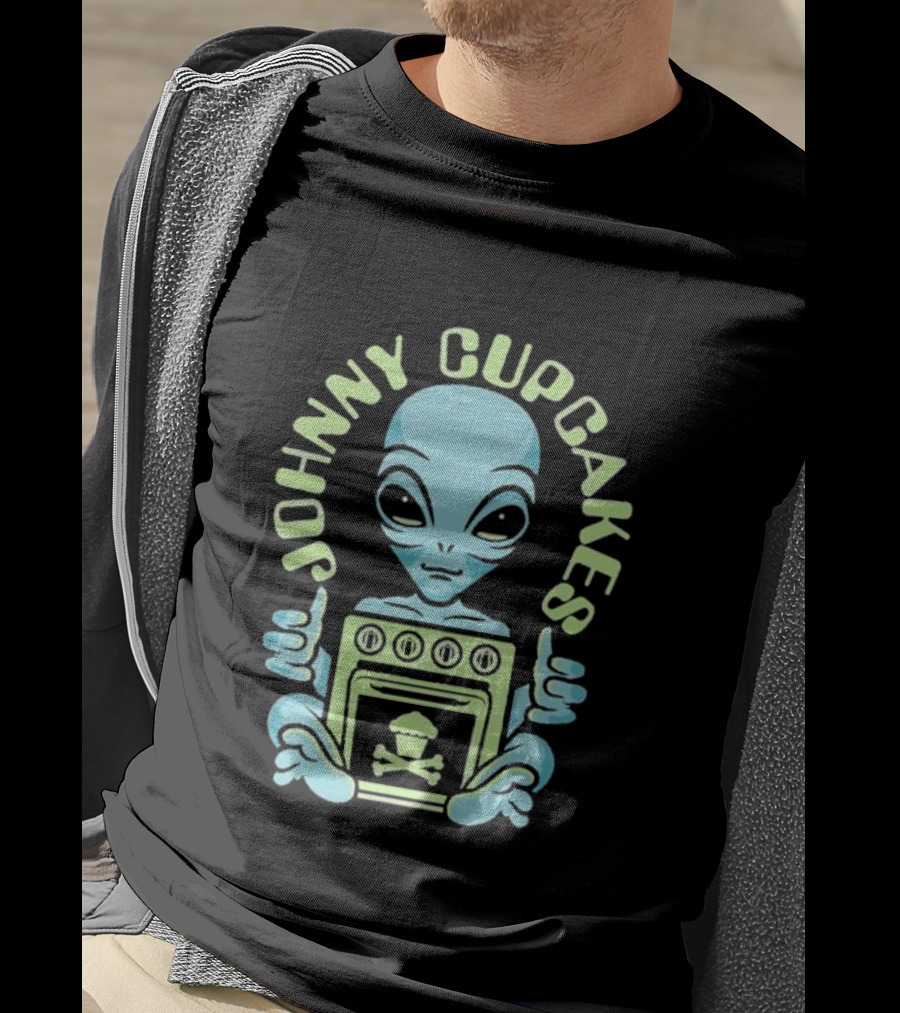 Johnny Cupcakes Alien Oven Skull Glow T-Shirt