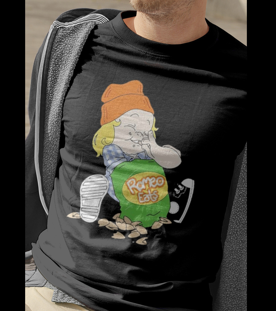 Romeo Eats Almonds Bag Toddler Sneaker Orange Hat T-Shirt