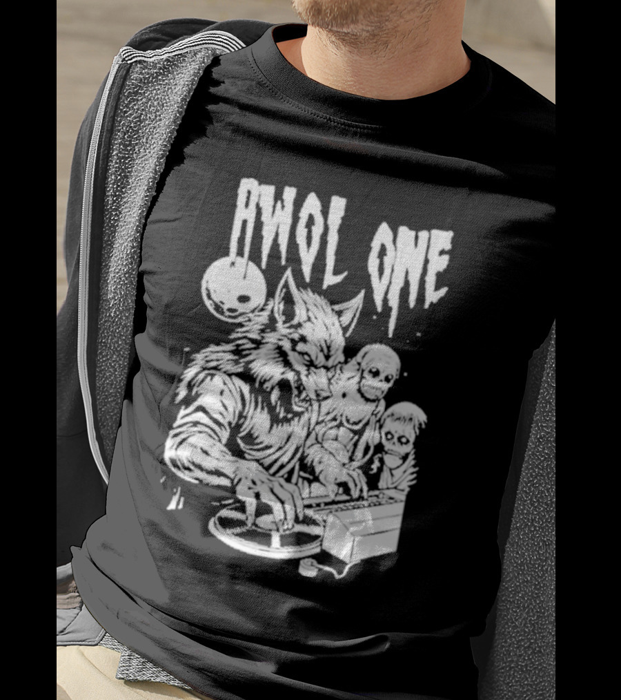 AWOL One Werewolf DJ With Creatures T-Shirt