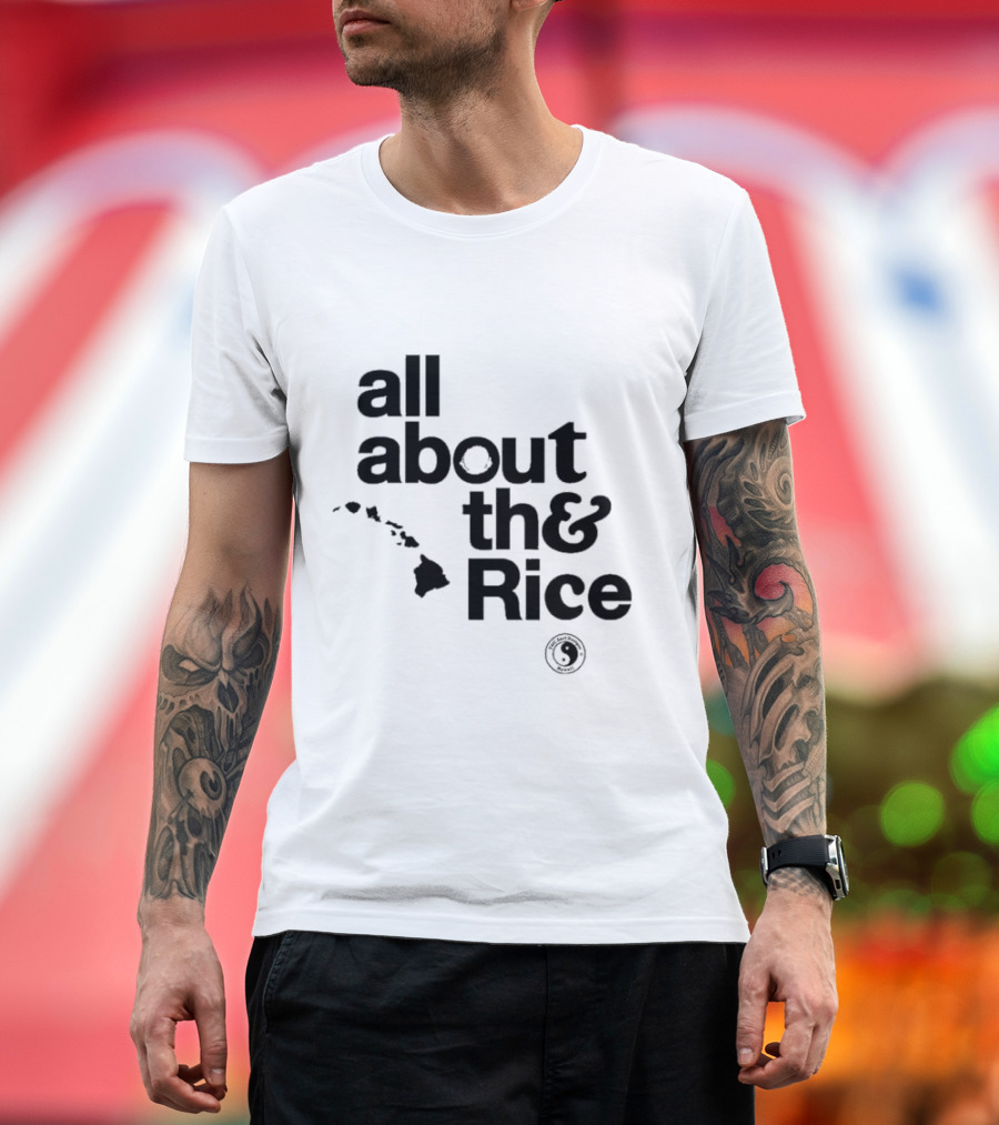 All About The Rice Map Yin Yang Islands T-Shirt