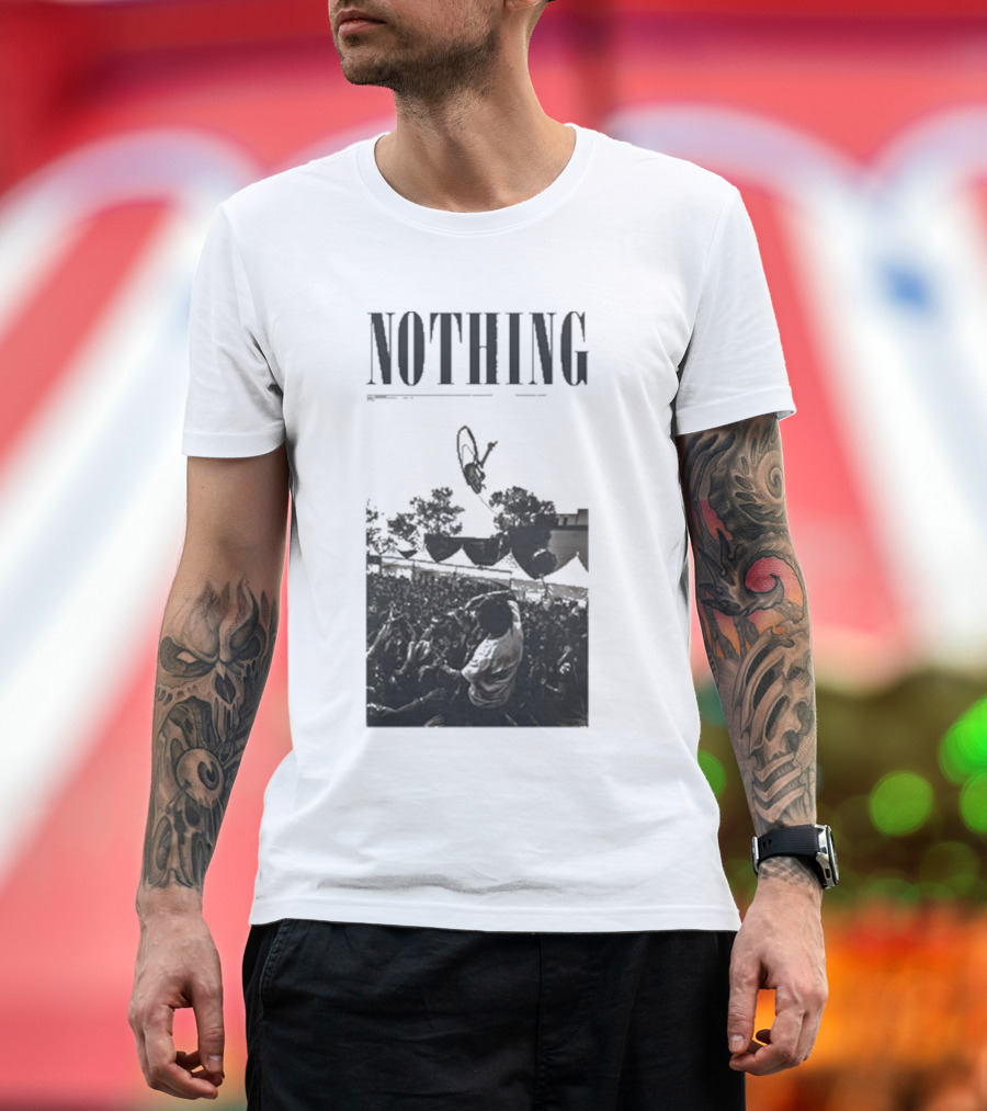 Band Of Nothing If You Feel Like Letting Go 2024 Crowd Surfing Festival Scene T-Shirt
