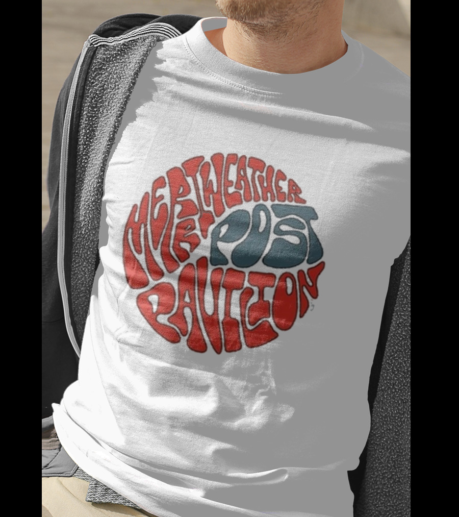 Merriweather Post Pavilion Psychedelic Retro Text T-Shirt