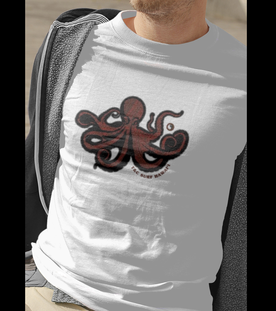 Octopus T&C Surf Hawaii Ocean Adventure T-Shirt