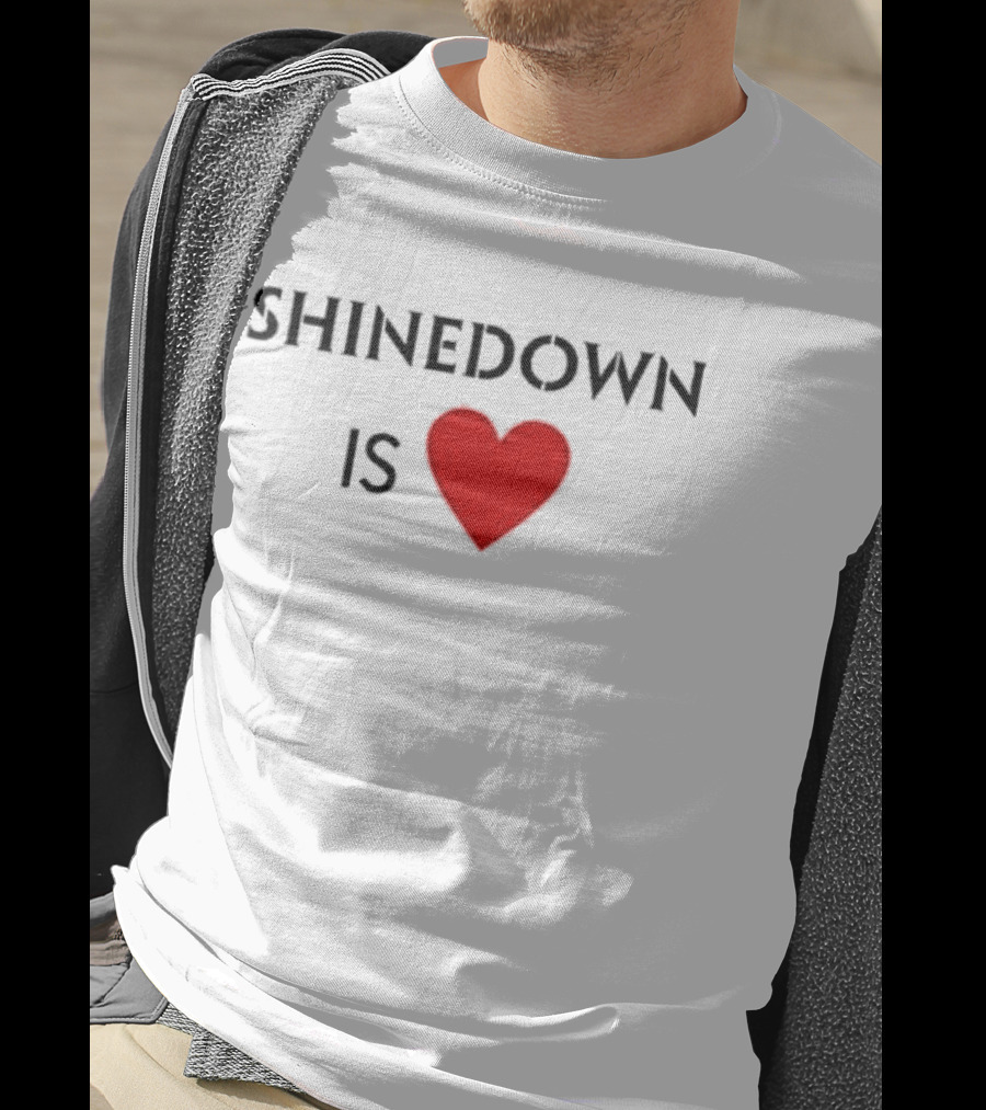 Shinedown Is Heart Shirt Red Love T-Shirt