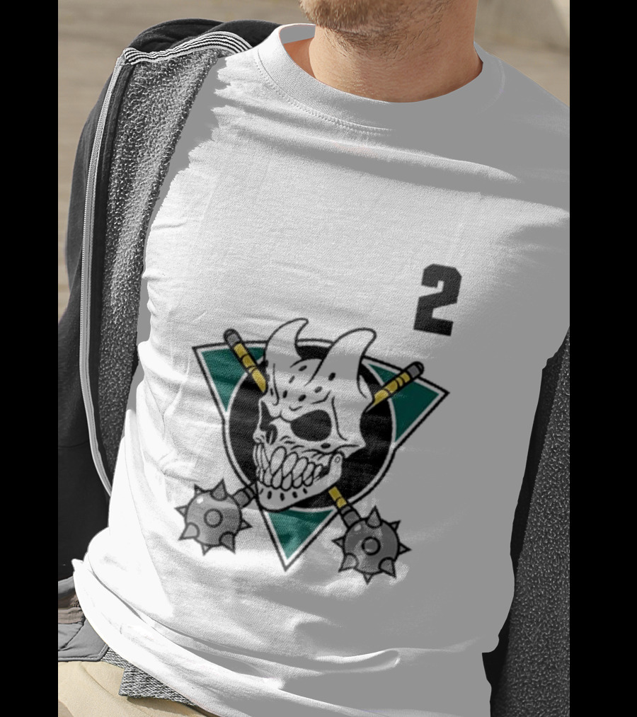 Slaughter To Prevail Hockey Skull Maces Logo 2 T-Shirt