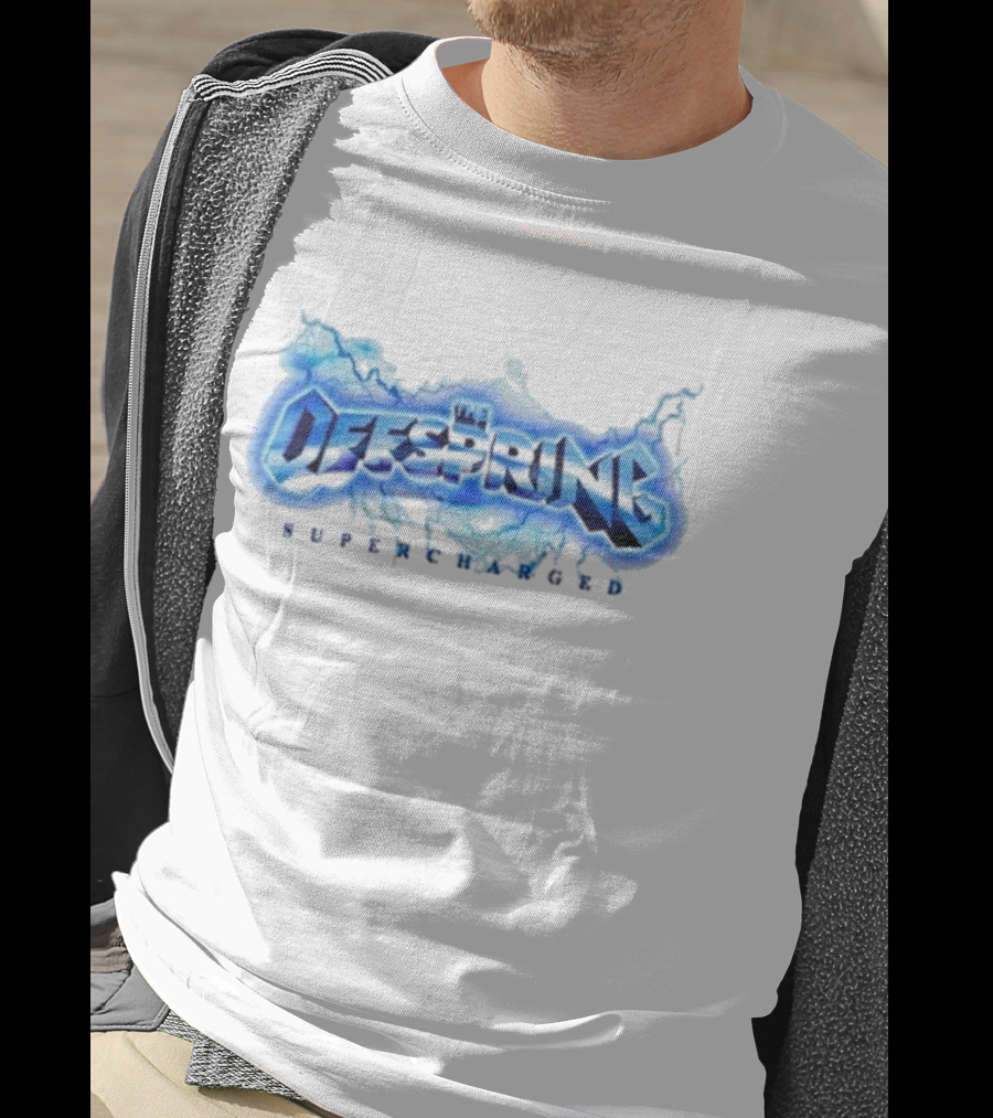 The Offspring Supercharged Electric Blue Lightning T-Shirt