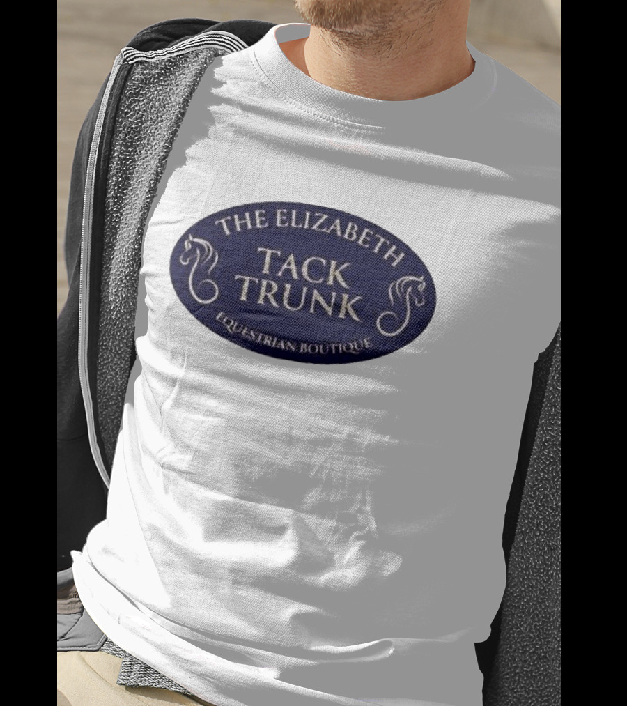 The Elizabeth Tack Trunk Equestrian Boutique Horse T-Shirt