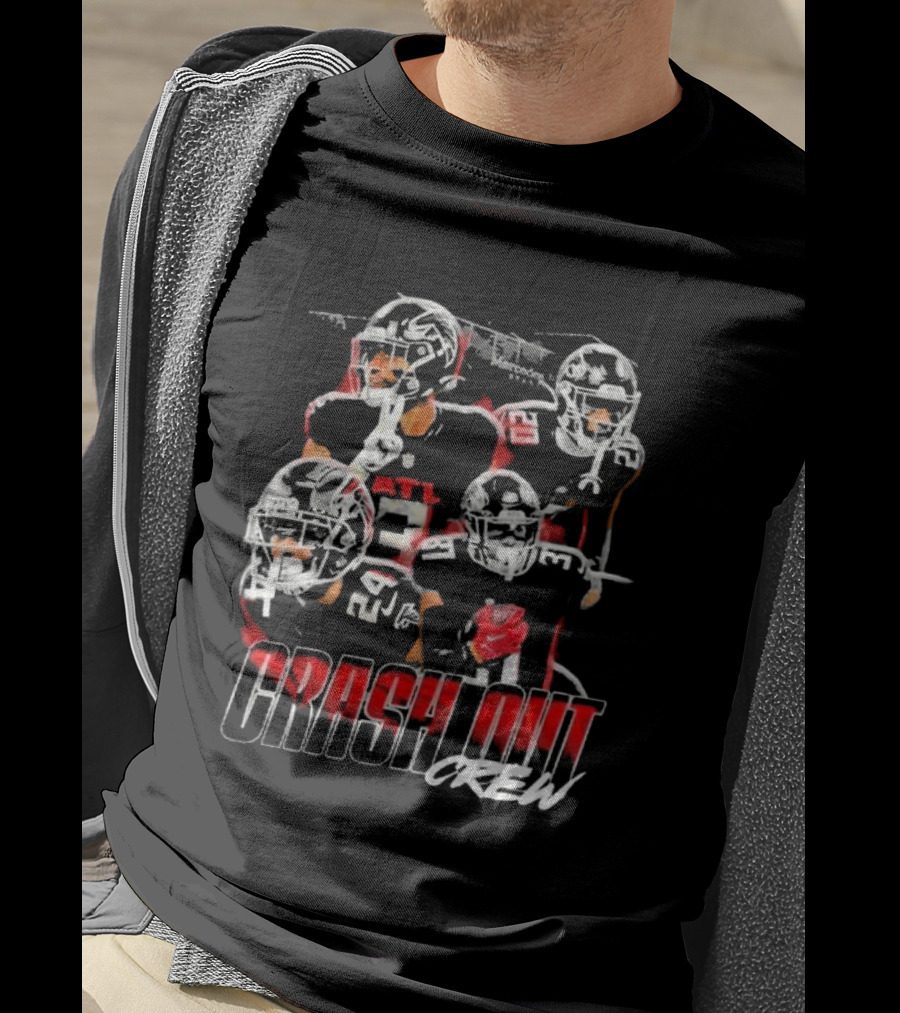 Atlanta Falcons Crash Out Crew Mercedes Benz Stadium Football Players T-Shirt