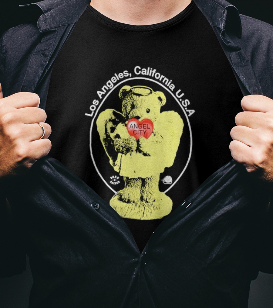 Born X Raised Angel City Los Angeles California USA T-Shirt