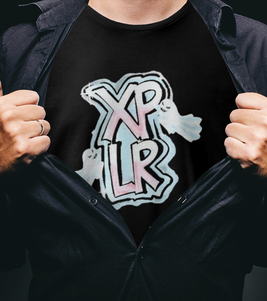 XPLR Pastel Ghost Graffiti T-Shirt