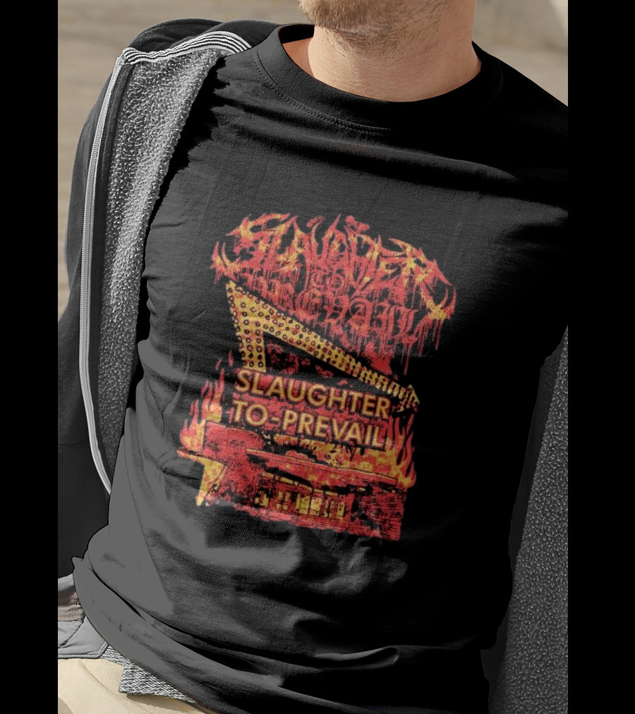 Slaughter To Prevail Flaming Diner Inferno T-Shirt