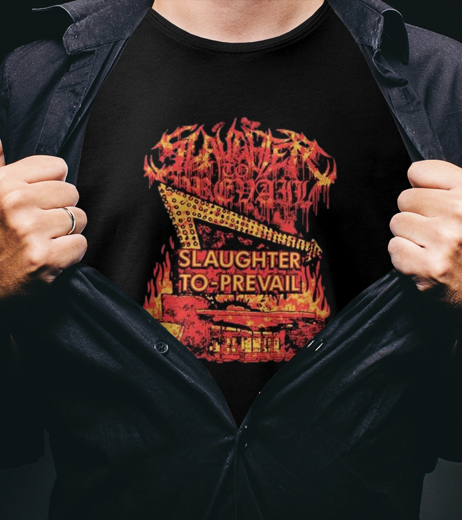 Slaughter To Prevail Flaming Diner Inferno T-Shirt