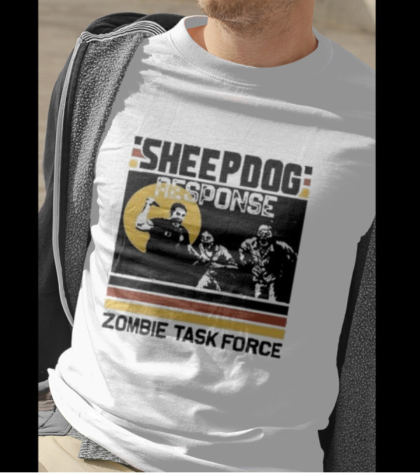 Tim Kennedy Sheepdog Response Zombie Task Force Team Badge T-Shirt