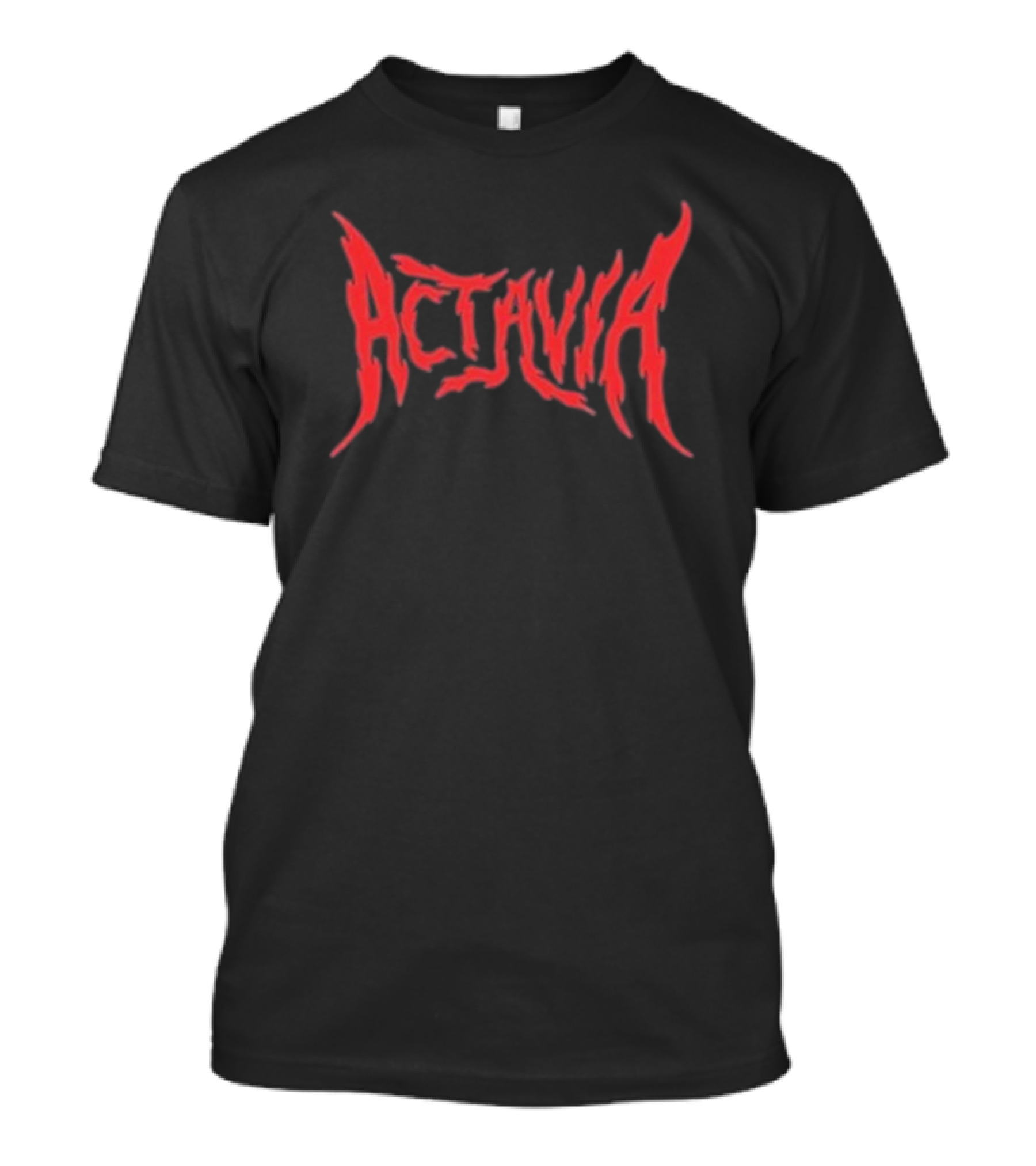 Actavia Red Gothic Style Metal T-Shirt