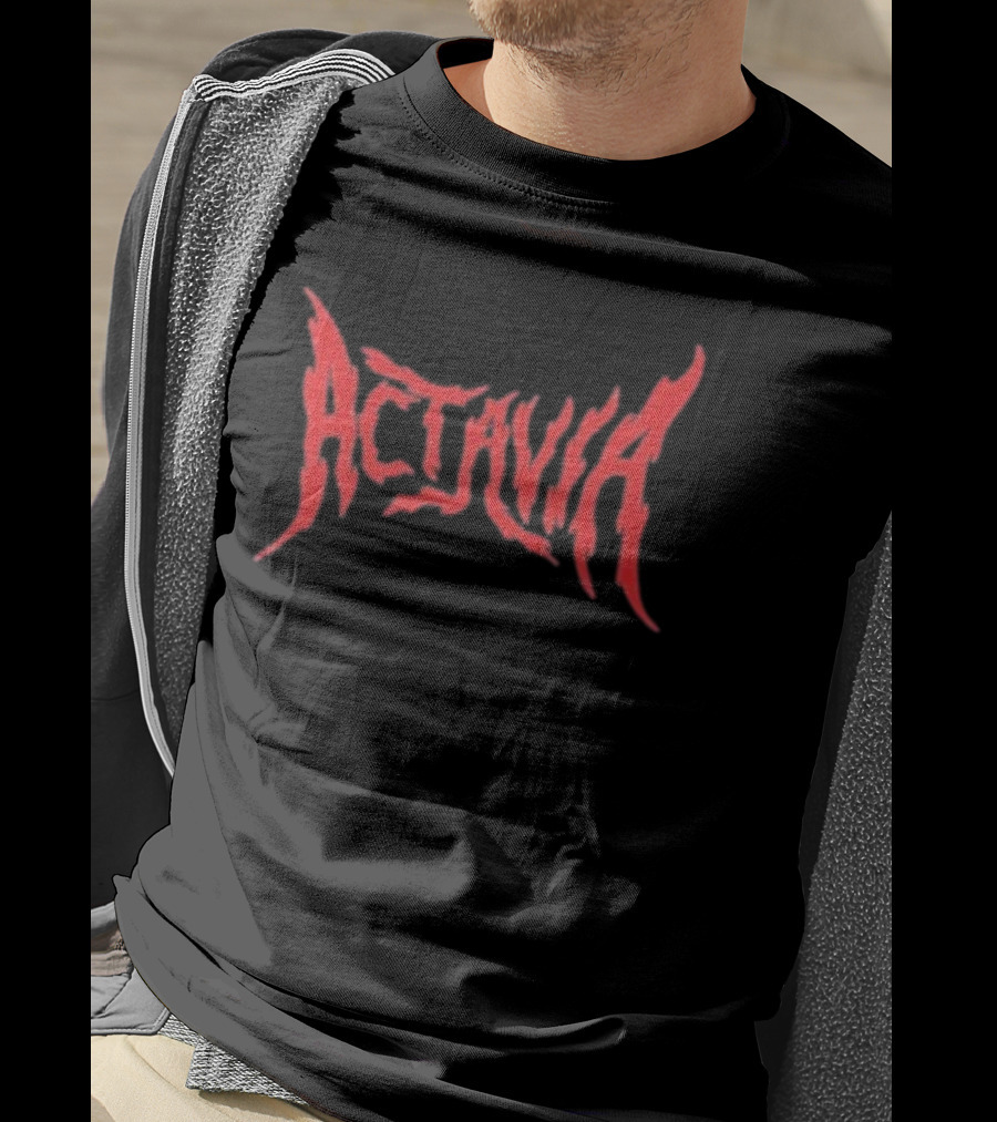 Actavia Red Gothic Style Metal T-Shirt