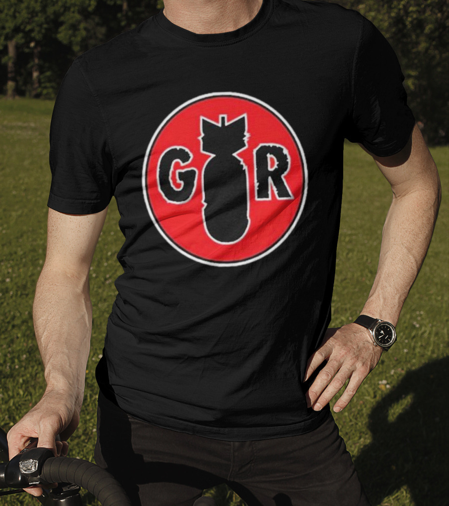 Good Riddance Bomb Symbol Red Circle T-Shirt