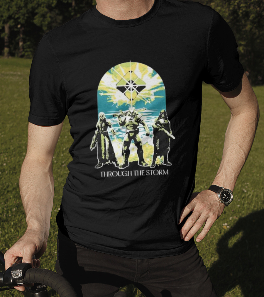 Through The Storm Destiny Guardians Trio Iconic T-Shirt