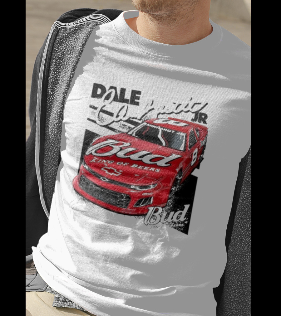 Dale Earnhardt Jr. Bud King Of Beers Chevrolet 9 Racing Car T-Shirt