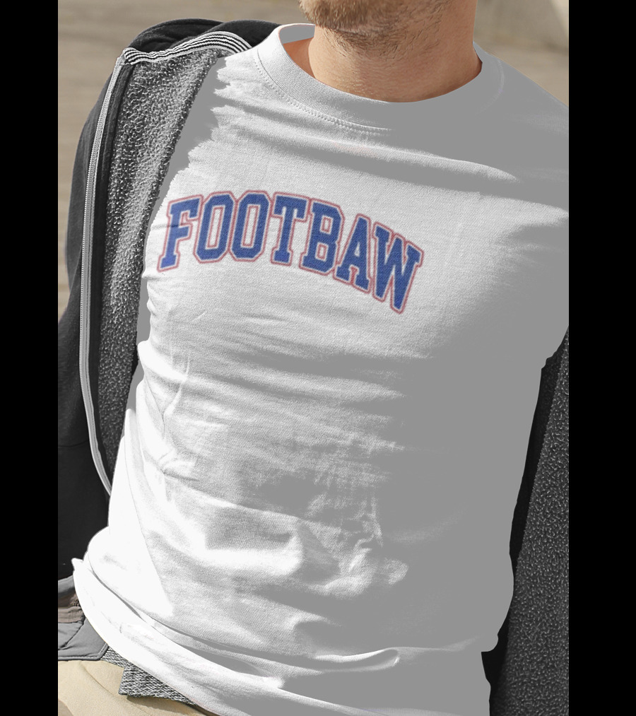 Footbaw Retro Sports Style Crewneck T-Shirt