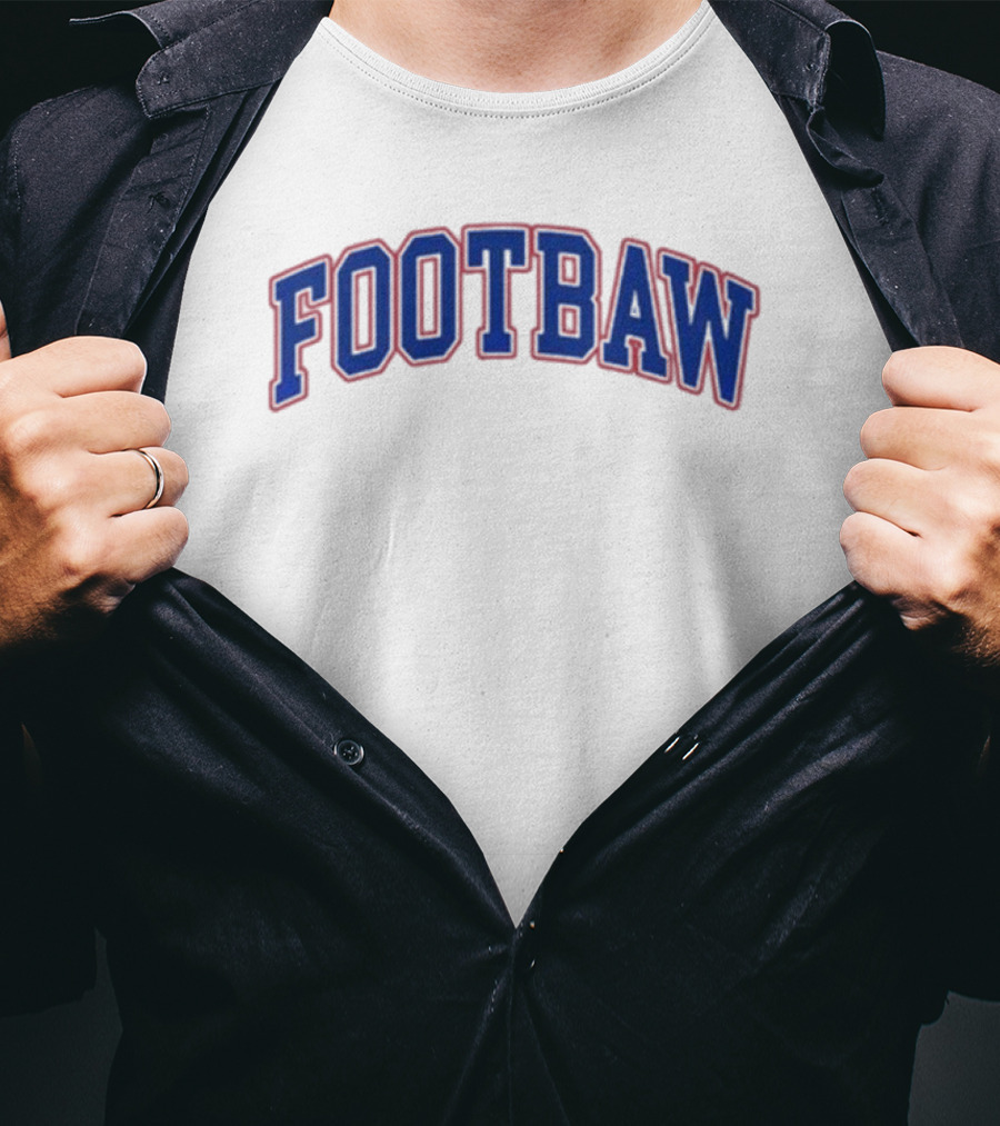 Footbaw Retro Sports Style Crewneck T-Shirt