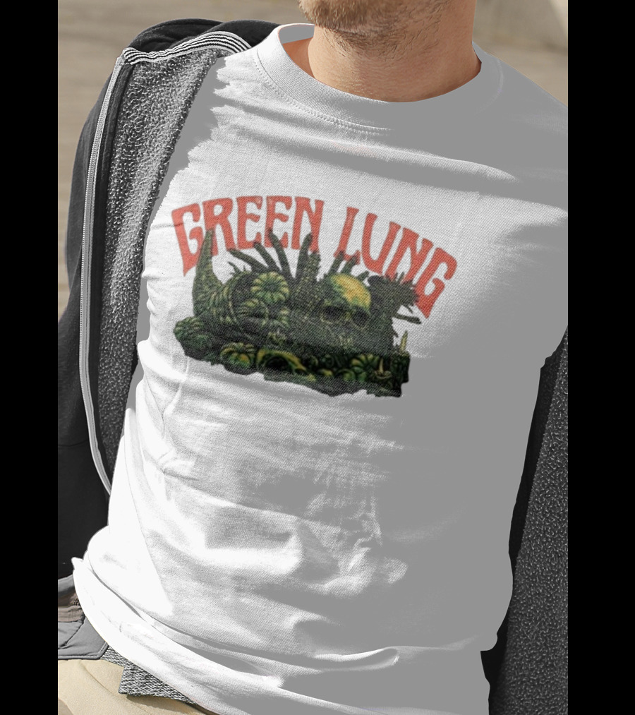 Green Lung Harvest Skull And Pumpkins T-Shirt