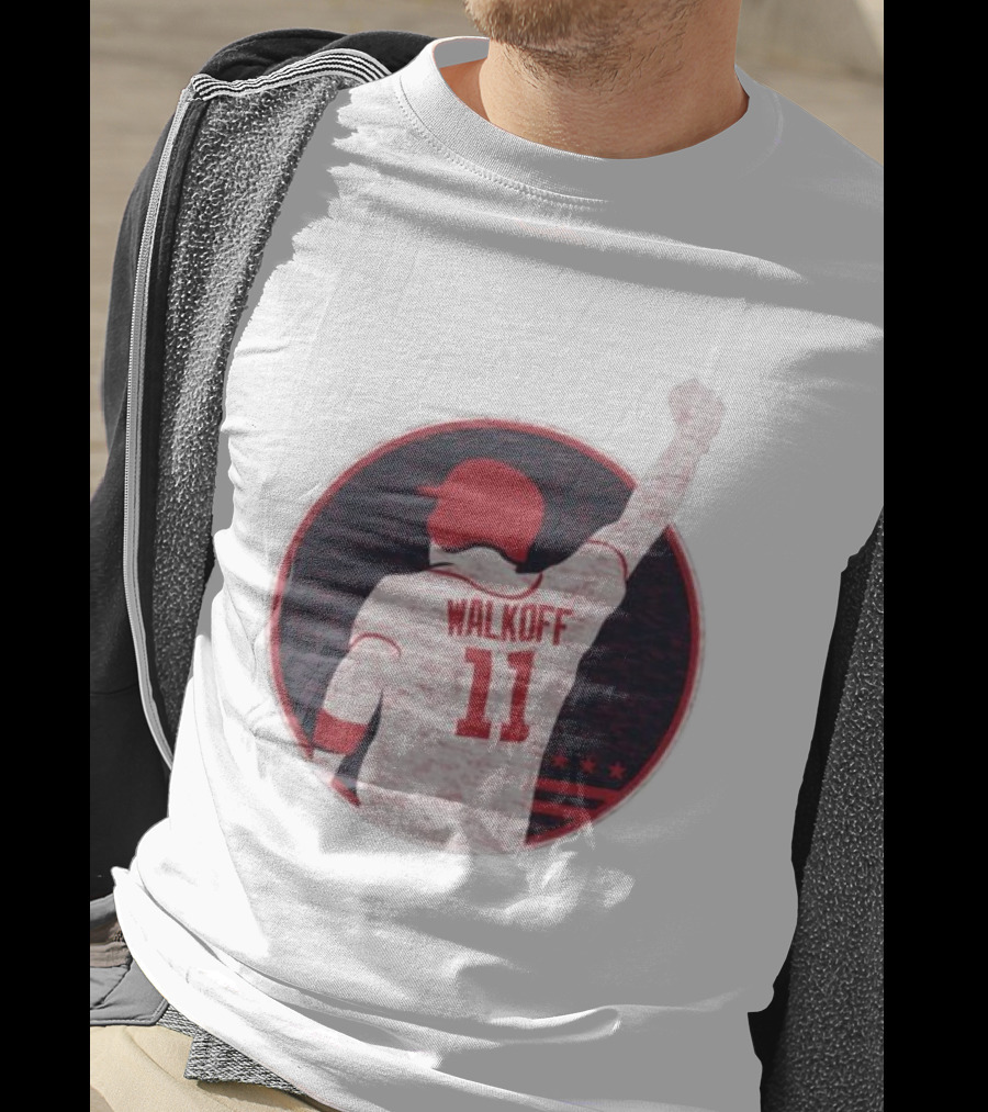 Mr Walkoff 11 Baseball Red Circle T-Shirt