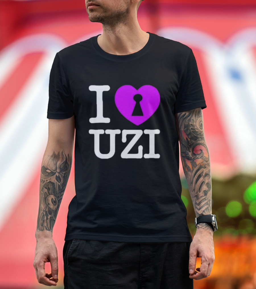 Eternal Atake 2 I Lock Heart Uzi I Love Uzi T-Shirt