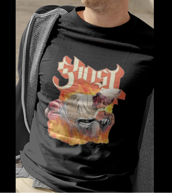 Ghost Nihil Embracing Flames T-Shirt