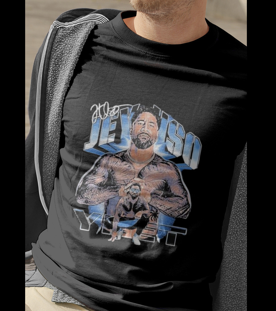 Jey Uso Vintage Superstar Yezzy 500 Level T-Shirt
