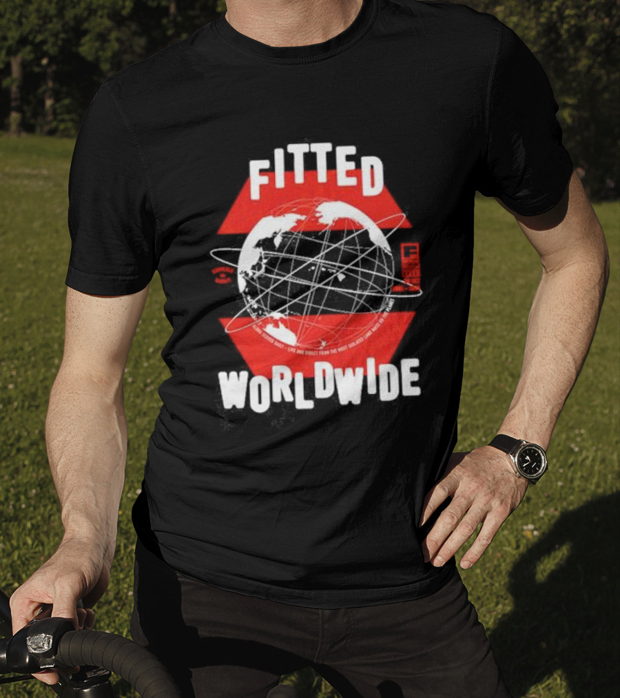 Live And Direct Fitted Worldwide Global Network T-Shirt