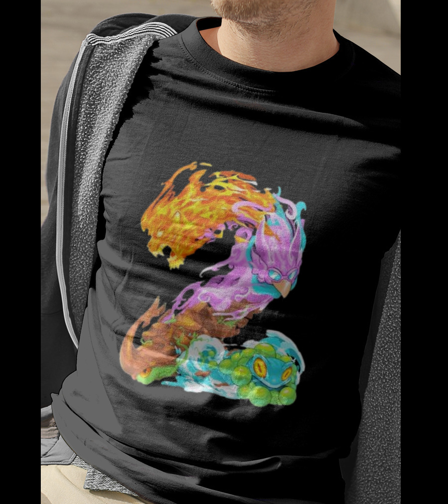 Rivals Of Aether 2 Elemental Creatures Number T-Shirt