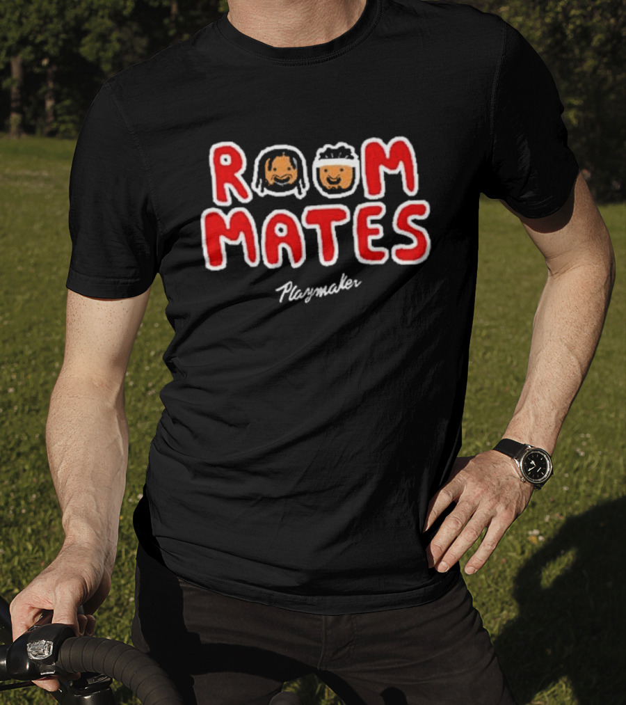 Roommates Playmaker Basketball Characters T-Shirt