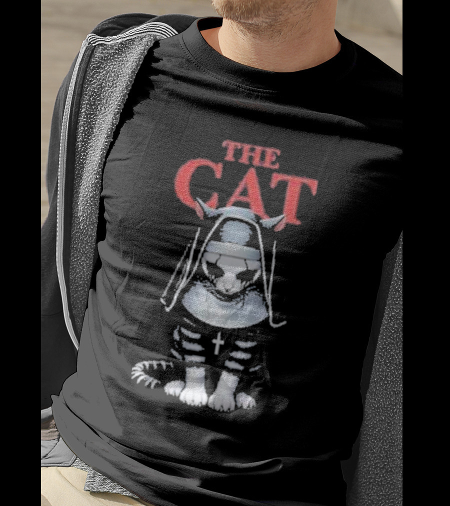 The Cat Nun With Cross T-Shirt