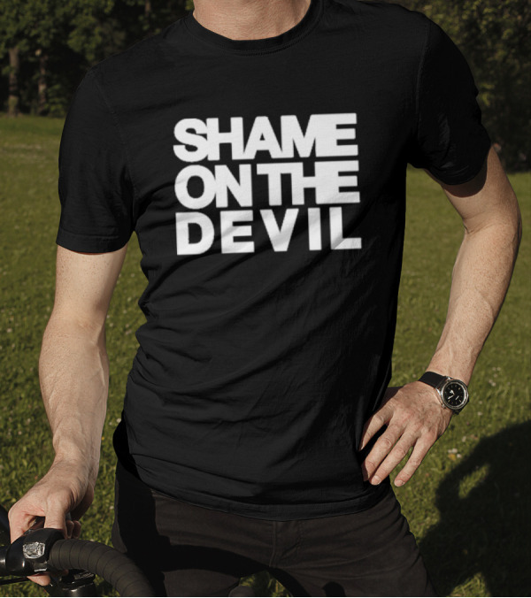 Vince Staples Shame On The Devil Text Block T-Shirt